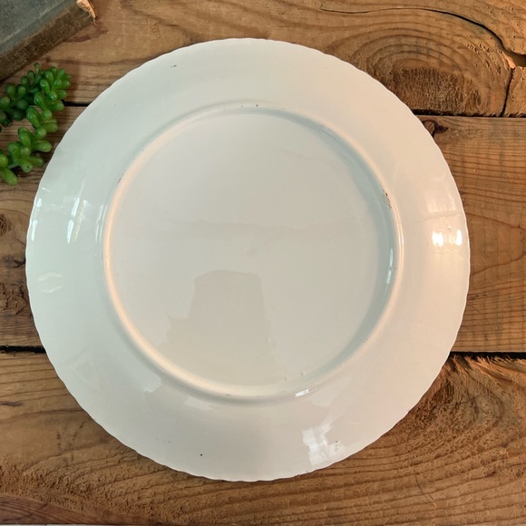 Vintage flower plate Blueridge southern potteries decor - Picture 3 of 3